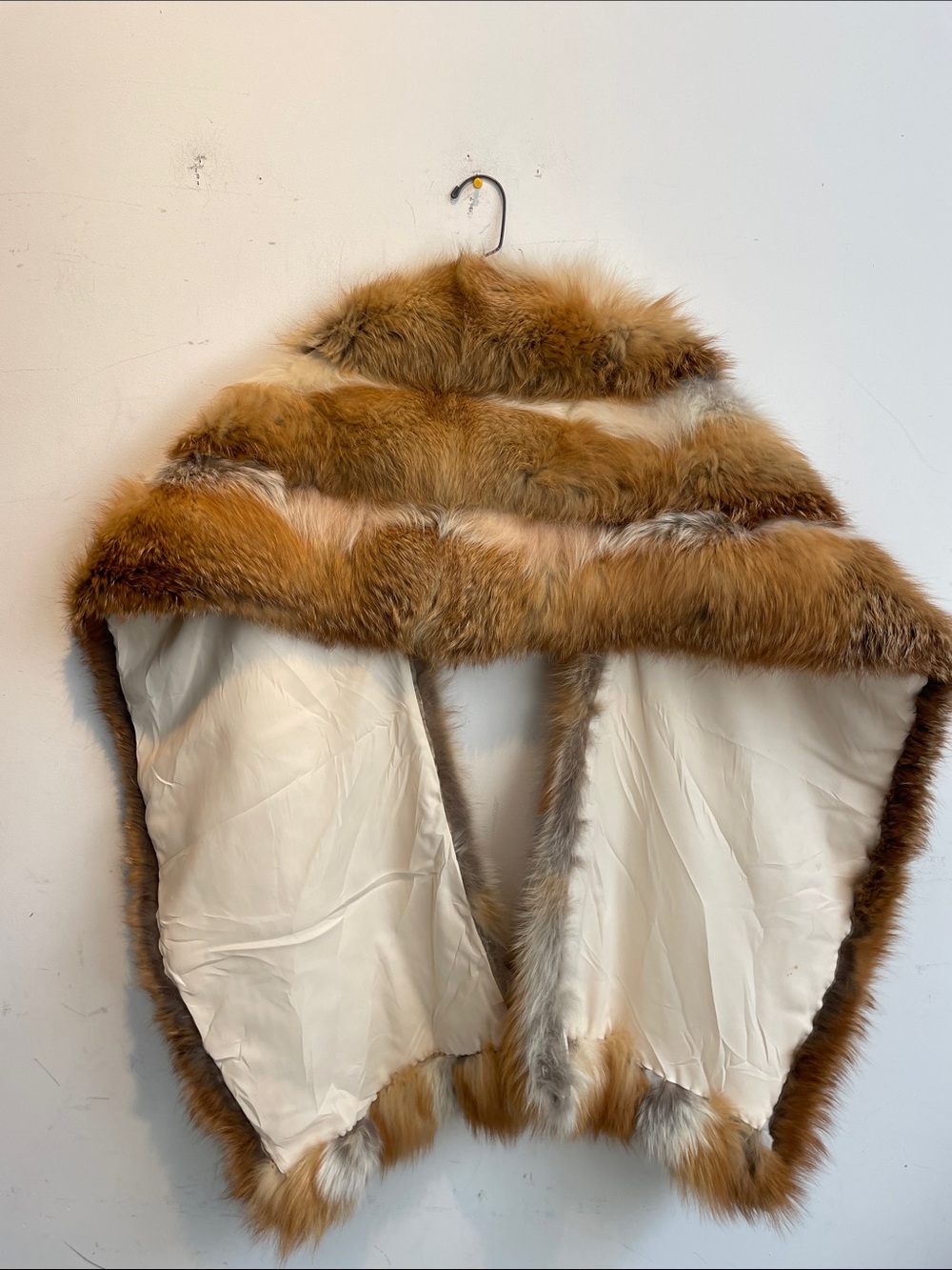 Vintage red fox fur stole shawl - Picture 2 of 4